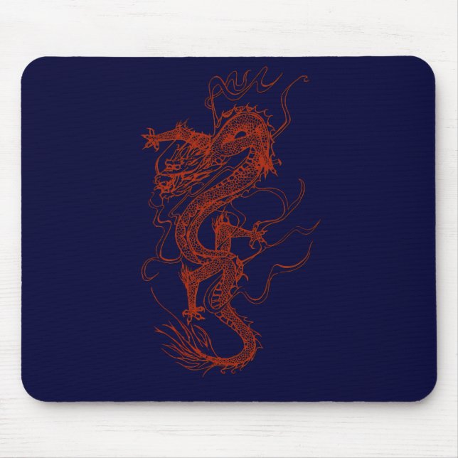 Alfombrilla De Ratón Colección de dragones de ASIAN (Frente)