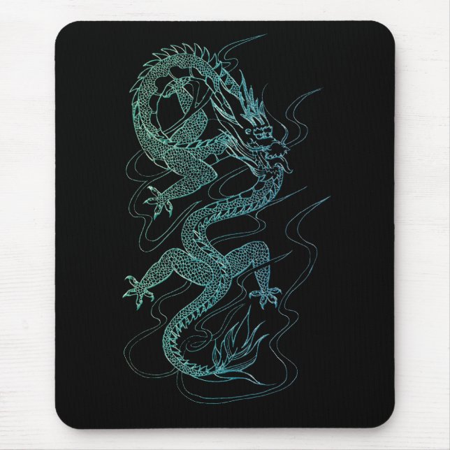 Alfombrilla De Ratón Colección de dragones de ASIAN (Frente)