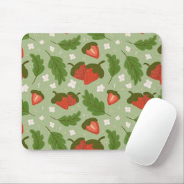 Alfombrilla De Ratón Colección de patrones de cesta de frutas - fresas