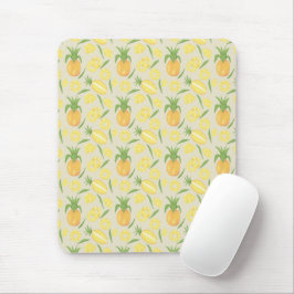 Alfombrilla De Ratón Colección de patrones de cesta de frutas - Piñas