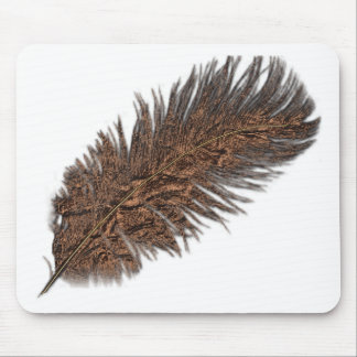 Alfombrilla De Ratón Colección de plumas de cobre