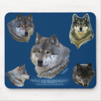 Alfombrilla De Ratón Colección de seguidores de vida silvestre Alpha Gr