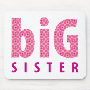 Alfombrilla De Ratón COLECCIÓN DE SIBLINGS - hermana mayor {rosa}