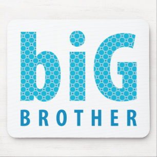 Alfombrilla De Ratón COLECCIÓN DE SIBLINGS - hermano mayor {blue}