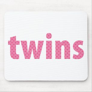 Alfombrilla De Ratón COLECCIÓN DE TWINS - chicas {rosado}