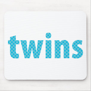 Alfombrilla De Ratón COLECCIÓN DE TWINS - niños {aqua}