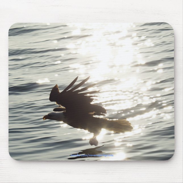 Alfombrilla De Ratón Colección de vida silvestre de águila calva de Gua (Frente)