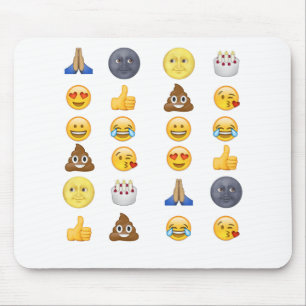 Alfombrilla De Ratón Colección superior de la emoji