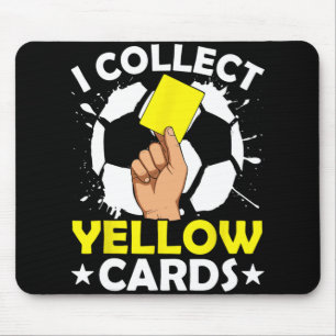 Alfombrilla De Ratón Colecciono Tarjetas Amarillas Fútbol