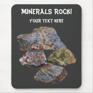 Alfombrilla De Ratón Colectores de rock mineros curados
