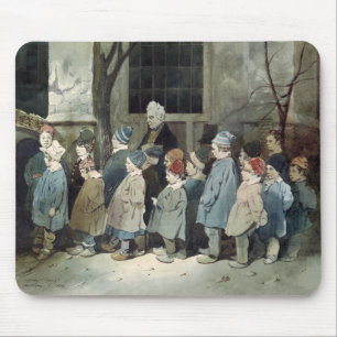 Alfombrilla De Ratón Colegiales en el patio