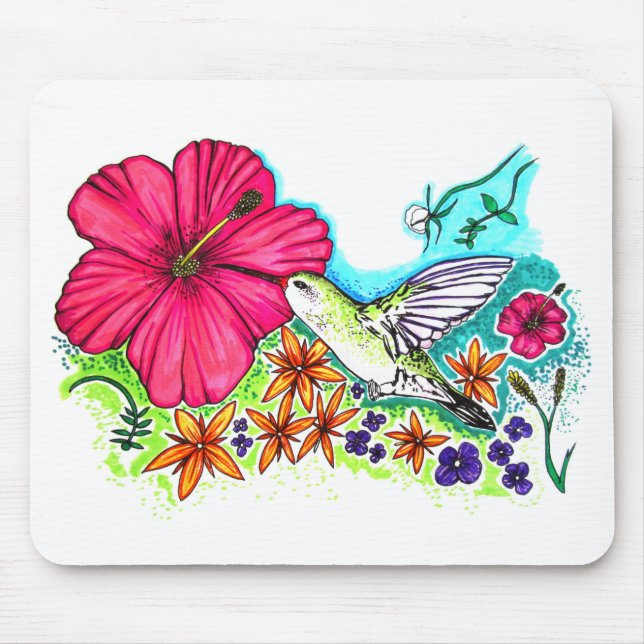 Alfombrilla De Ratón Colibrí (Frente)