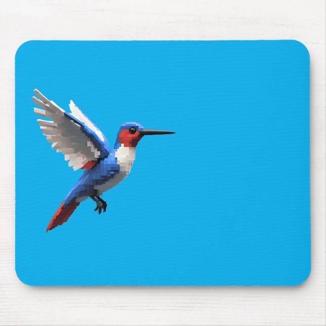 Alfombrilla De Ratón Colibrí azul (Frente)