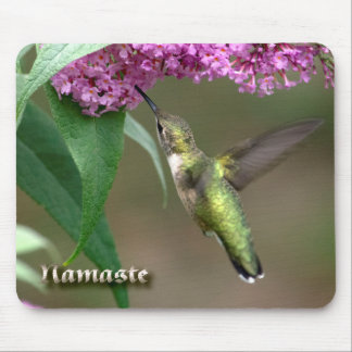 Alfombrilla De Ratón Colibrí de neón mágico Mousepad de la