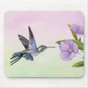 Alfombrilla De Ratón Colibrí en el cojín de ratón del arte de la