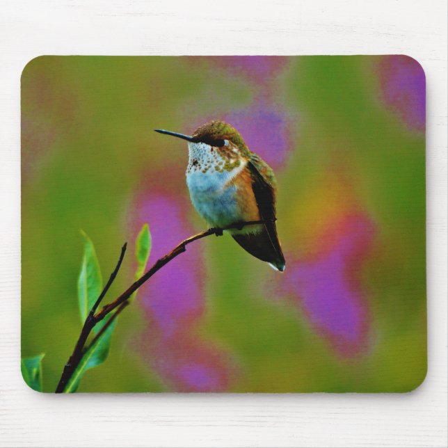 Alfombrilla De Ratón Colibrí gorda (Frente)