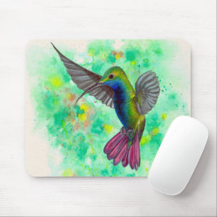 Alfombrilla De Ratón Colibrí - pintura acrílica