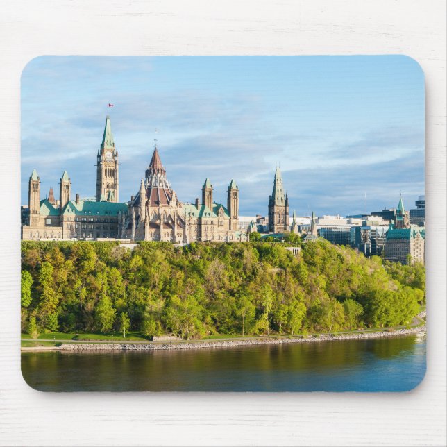 Alfombrilla De Ratón Colina del Parlamento en Ottawa - Ontario, Canadá (Frente)