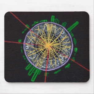 Alfombrilla De Ratón Colisiones de Proton en el mousepad de LHC