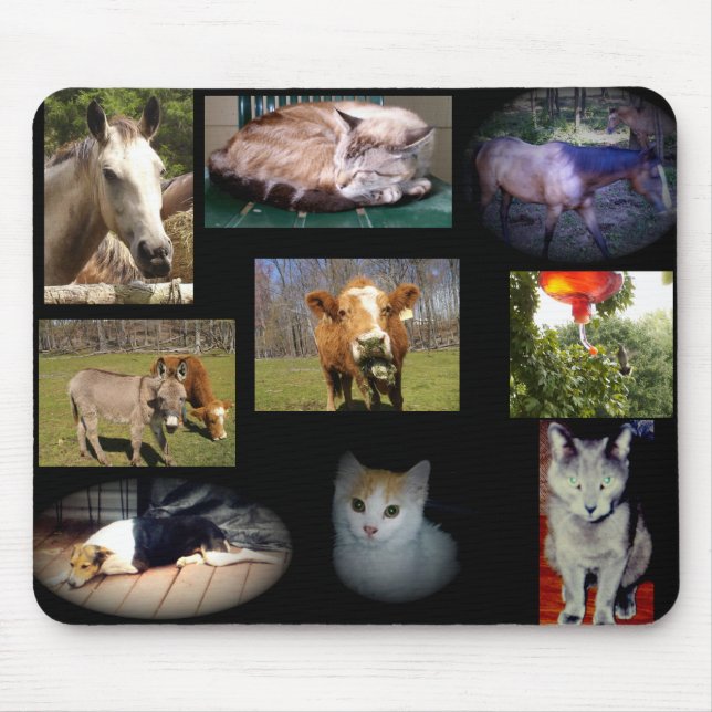 Alfombrilla De Ratón Collage 1, Mousepad (Frente)