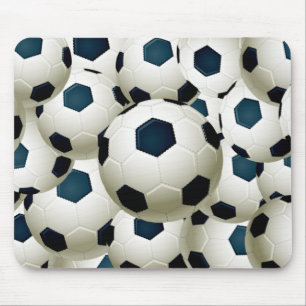 ALFOMBRILLA DE RATÓN COLLAGE DE LOS BALONES DE FÚTBOL