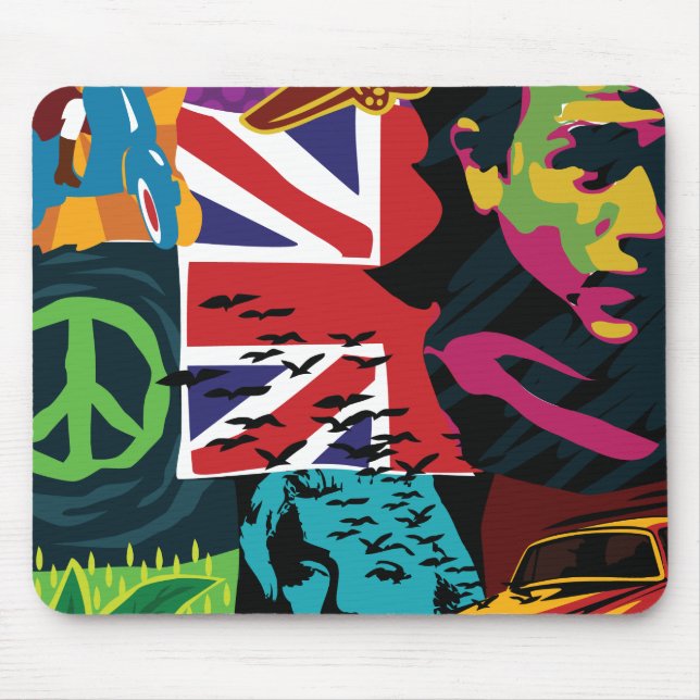 Alfombrilla De Ratón Collage Mousepad (Frente)