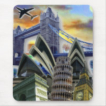 Collage Mousepad de los monumentos