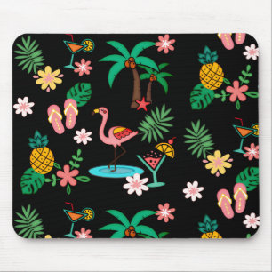 Alfombrilla De Ratón Collage tropical