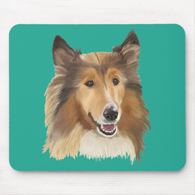 Alfombrilla De Ratón Collie (Frente)