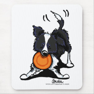 Alfombrilla De Ratón Collie de borde en juego