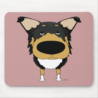 Alfombrilla De Ratón Collie liso Mousepad