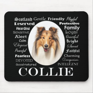 Alfombrilla De Ratón Collie Traits
