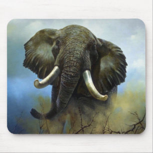 Alfombrilla De Ratón Colmillos, elefantes