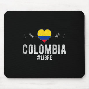 Alfombrilla De Ratón Colombia #libre Colombia Bandera Libre Camiseta Co