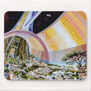 Alfombrilla De Ratón Colonia de Hábitat de la Estación Espacial Torus C