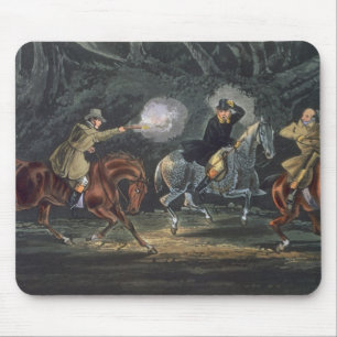 Alfombrilla De Ratón Coloqúese y entregue, aquatinted por E. Duncan