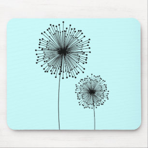 Alfombrilla De Ratón COLOR DE ENCARGO Mousepad de la flor moderna del