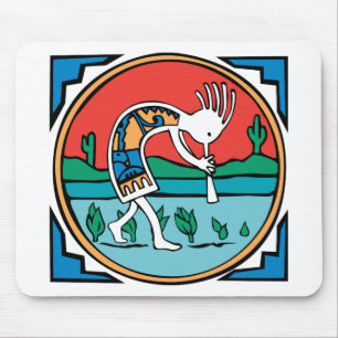 Alfombrilla De Ratón Color de Kokopelli