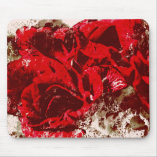 Alfombrilla De Ratón Color de la rosa roja de Mousepad