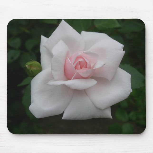 Alfombrilla De Ratón Color de rosa rosado (Frente)