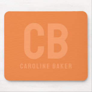 Alfombrilla De Ratón Color de tendencia Nombre fresco de la mandarina M