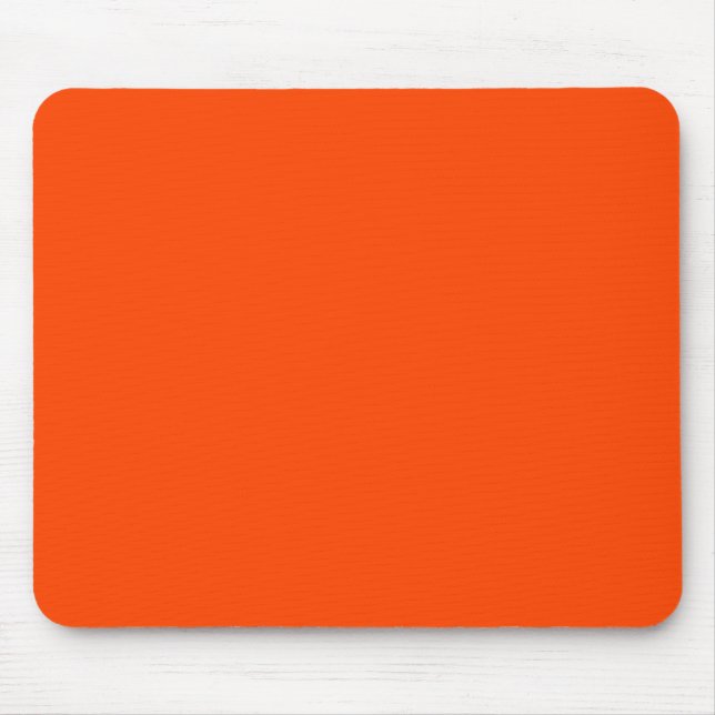 Alfombrilla De Ratón Color Naranja O02 (Frente)