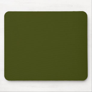 Alfombrilla De Ratón Color sólido verde oliva oscuro