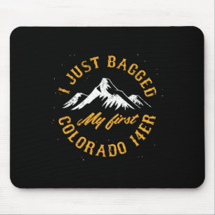 Alfombrilla De Ratón Colorado 14er Mi primer Fourteener senderismo esca