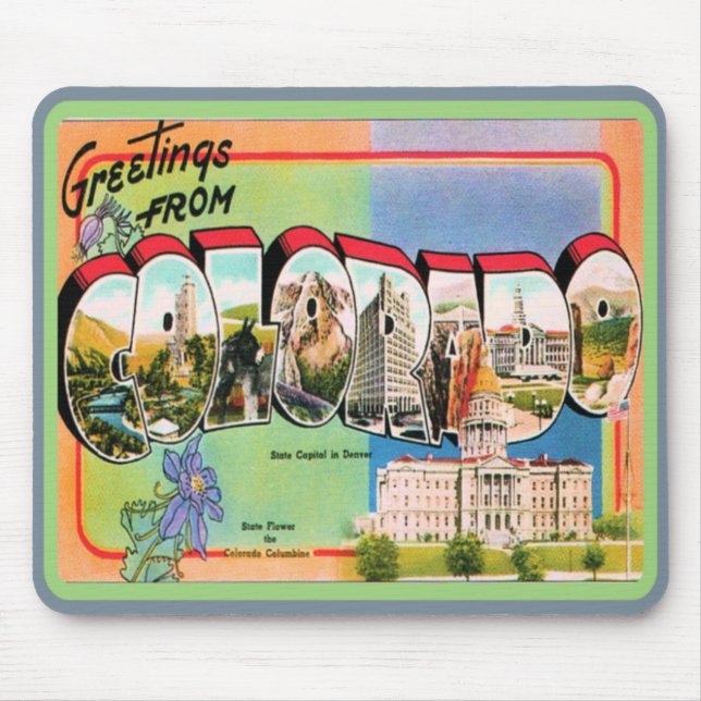 Alfombrilla De Ratón "Colorado" Mousepad (Frente)