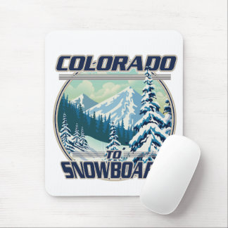 Alfombrilla De Ratón Colorado para hacer snowboard