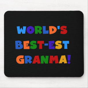 Alfombrilla De Ratón Colores brillantes del Mejor-est Granma del mundo