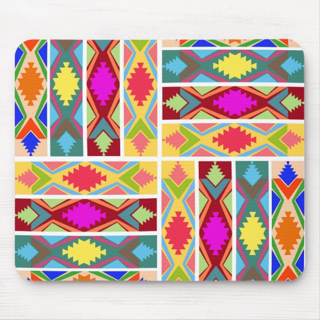 Alfombrilla De Ratón Colores étnicos (Frente)