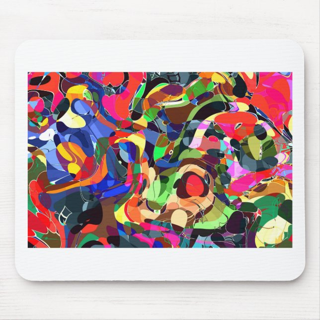 Alfombrilla De Ratón Colores mashup (Frente)