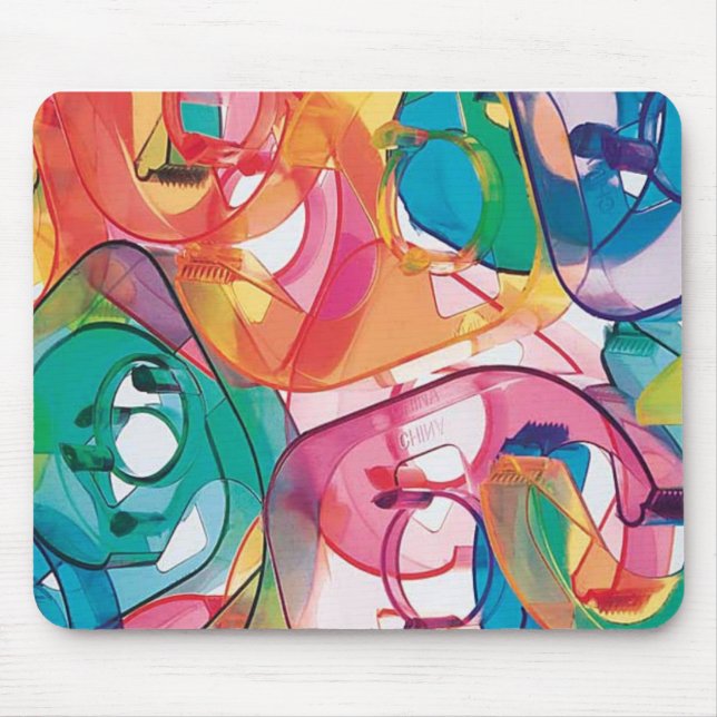 Alfombrilla De Ratón Colores Mousepad (Frente)